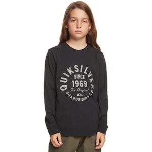 T-shirt met lange mouwen QUIKSILVER. Katoen materiaal. Maten 10 jaar - 138 cm. Zwart kleur