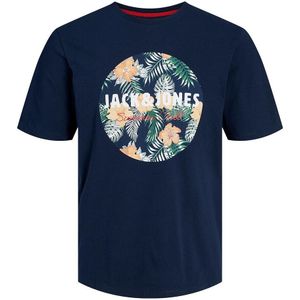 T-shirt met ronde hals en logo JACK & JONES. Katoen materiaal. Maten L. Blauw kleur