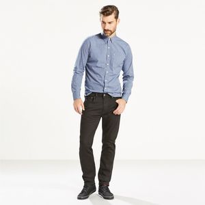 Rechte regular taper jeans 502™ LEVI'S. Katoen materiaal. Maten Maat 32 (US) - Lengte 36. Zwart kleur