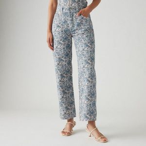 Jeans 501® 90's Ankle LEVI'S. Denim materiaal. Maten Maat 29 US - Lengte 27. Blauw kleur