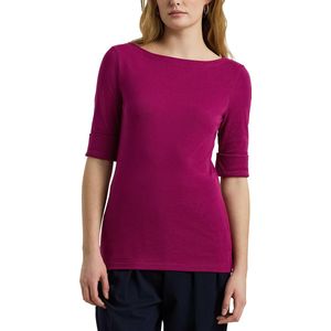 T-shirt met boothals en korte mouwen JUDY LAUREN RALPH LAUREN. Katoen materiaal. Maten XS. Roze kleur