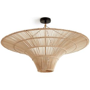 Hanglamp/plafonlamp in rotan Ø80 cm, Junita LA REDOUTE INTERIEURS. Rotan materiaal. Maten één maat. Beige kleur