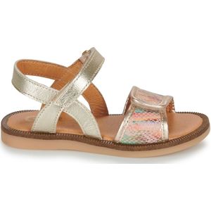 Leren sandalen Josephine GBB. Leer materiaal. Maten 30. Goudkleur kleur