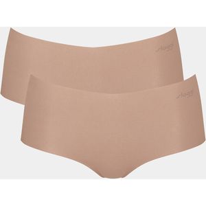 Set van 2 hipsters Zero Modal SLOGGI. Modal materiaal. Maten XL. Beige kleur