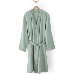 Kimono badjas in tetra, Palisto LA REDOUTE INTERIEURS.  materiaal. Maten 34/36. Groen kleur