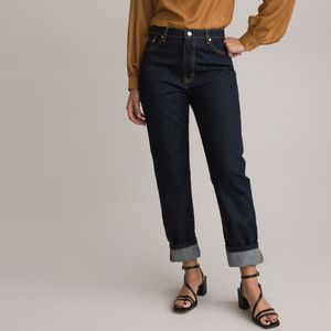 Rechte jeans LA REDOUTE COLLECTIONS. Denim materiaal. Maten 34 FR - 32 EU. Blauw kleur