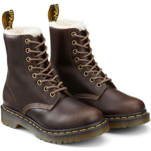 Gevoerde bottines 1460 Pascal Serena in leer DR. MARTENS. Leer materiaal. Maten 38. Groen kleur