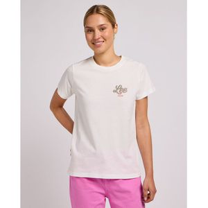 T-shirt met korte mouwen, logo LEE. Katoen materiaal. Maten M. Beige kleur