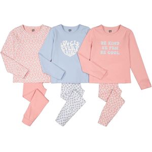 Set van 3 pyjamas in katoen, luipaardprint LA REDOUTE COLLECTIONS. Katoen materiaal. Maten 8 jaar - 126 cm. Roze kleur