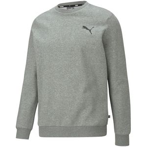 Sweater met ronde hals klein logo essentiel PUMA. Katoen materiaal. Maten S. Grijs kleur