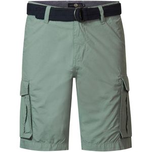 Cargo short in katoen met ceintuur PETROL INDUSTRIES. Katoen materiaal. Maten S. Groen kleur