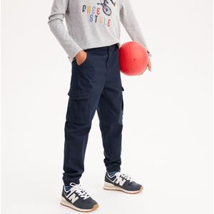 Cargo broek LA REDOUTE COLLECTIONS. Katoen materiaal. Maten 4 jaar - 102 cm. Blauw kleur