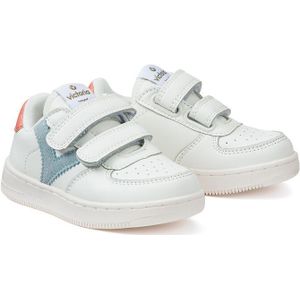 Sneakers met klittenband VICTORIA. Synthetisch materiaal. Maten 22. Wit kleur