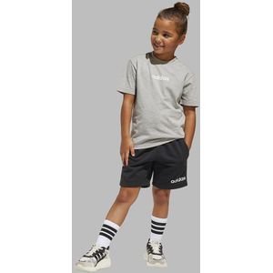 2-delig ensemble, T-shirt en short ADIDAS SPORTSWEAR. Katoen materiaal. Maten 3/4 jaar - 94/102 cm. Grijs kleur