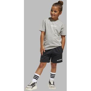 2-delig ensemble, T-shirt en short ADIDAS SPORTSWEAR. Katoen materiaal. Maten 7/8 jaar - 120/126 cm. Grijs kleur