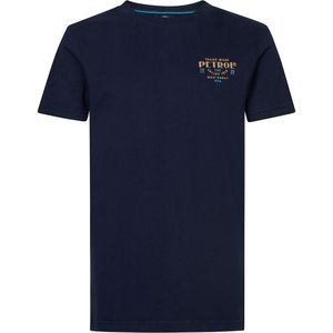 T-shirt met korte mouwen PETROL INDUSTRIES. Katoen materiaal. Maten 16 jaar - 174 cm. Blauw kleur