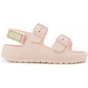 Sandalen in EVA Surfy Buckles SHOO POM. Plastic materiaal. Maten 33/34. Roze kleur