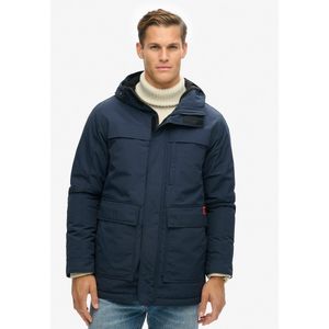 Parka met kap SUPERDRY. Polyamide materiaal. Maten S. Blauw kleur