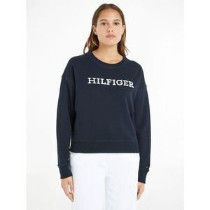 Hoodie met motief vooraan TOMMY HILFIGER. Katoen materiaal. Maten XL. Blauw kleur