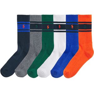 Set van 6 paar sokken POLO RALPH LAUREN. Katoen materiaal. Maten 39/45. Multicolor kleur