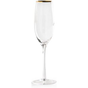 Set van 4 champagne glazen, Lurik LA REDOUTE INTERIEURS. Glas materiaal. Maten één maat. Andere kleur