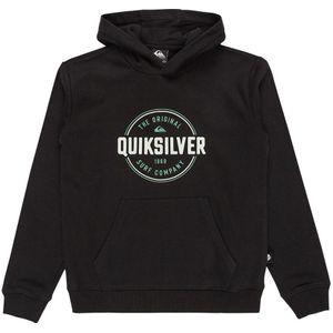 Hoodie in molton QUIKSILVER. Molton materiaal. Maten 10 jaar - 138 cm. Zwart kleur