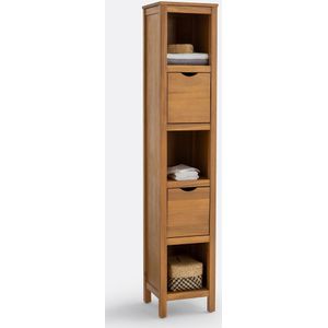 LA REDOUTE INTERIEURS - Sedna - Badkamer Kolom - Acacia - 3 Legplanken - 2 Lades