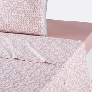 YUCATAN - Laken - Bedrukt Nude Kleur - 100% Katoen - Mini Motiefjes