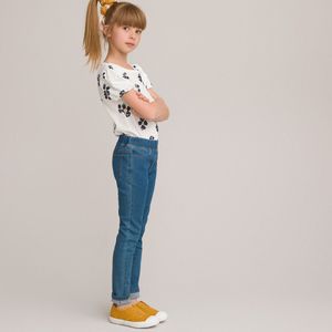 Jegging LA REDOUTE COLLECTIONS. Katoen materiaal. Maten 8 jaar - 126 cm. Blauw kleur