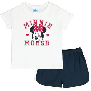 Pyjashort Minnie MINNIE MOUSE. Katoen materiaal. Maten 6 jaar - 114 cm. Wit kleur