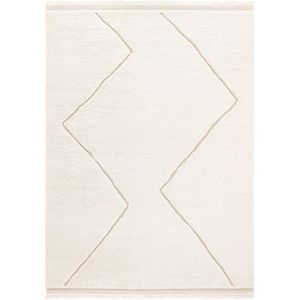 XL tapijt in berber stijl, Effie LA REDOUTE INTERIEURS. Polypropyleen materiaal. Maten 280 x 380 cm. Beige kleur