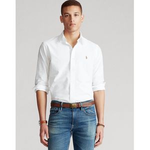 POLO Ralph Lauren Custom Fit Overhemd White Oxford