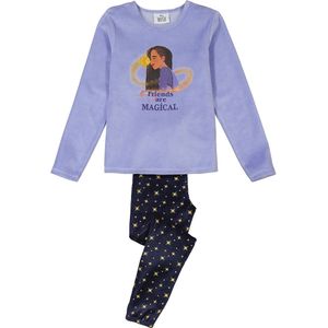 Pyjama Wish in fluweel WISH. Polyester materiaal. Maten 6 jaar - 114 cm. Violet kleur