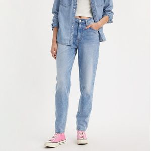 Mom jeans 80's LEVI'S. Denim materiaal. Maten Maat 27 (US) - Lengte 30. Blauw kleur