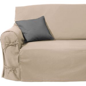 Zetelhoes SCENARIO LA REDOUTE INTERIEURS.  materiaal. Maten 3-zit. Beige kleur