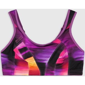 Sportbustier, extreme steun CHAMPION SHOCK ABSORBER. Polyester materiaal. Maten 90B FR - 75B EU. Violet kleur