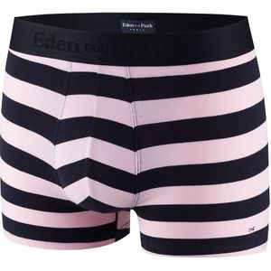 Gestreepte boxershort EDEN PARK. Katoen materiaal. Maten S. Roze kleur