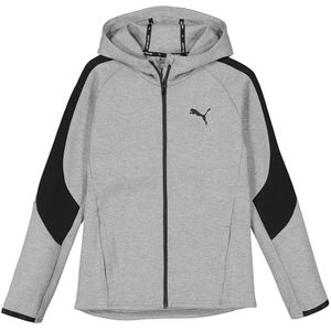 Zip-up hoodie Evostripe PUMA. Katoen materiaal. Maten 12 jaar - 150 cm. Grijs kleur