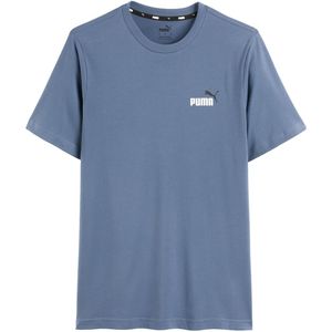 T-shirt met korte mouwen, klein logo essentiel PUMA. Katoen materiaal. Maten L. Blauw kleur