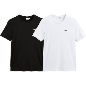 Set van 2 T-shirts met korte mouwen foundation FILA. Katoen materiaal. Maten XXL. Zwart kleur