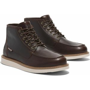 Leren boots met veters Newmarket mid Lace Up TIMBERLAND. Leer materiaal. Maten 43. Kastanje kleur