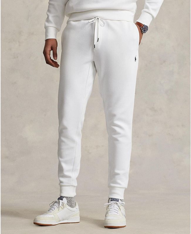 Sportbroek in dubbel tricot POLO RALPH LAUREN. Katoen materiaal. Maten XS. Wit kleur
