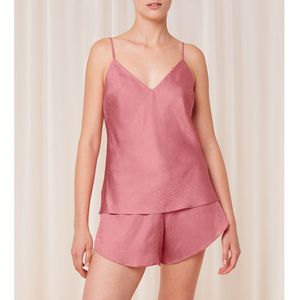Pyjashort Silky Sensuality TRIUMPH. Viscose materiaal. Maten 46 FR - 44 EU. Roze kleur