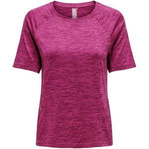 T-shirt voor training Joan ONLY PLAY. Polyester materiaal. Maten S. Roze kleur