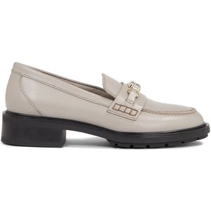 Loafers in leer TOMMY HILFIGER. Leer materiaal. Maten 38. Kastanje kleur