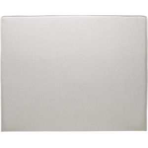 Hoofdbord deco Melty II MERINOS. Fluweel materiaal. Maten 150 cm. Beige kleur
