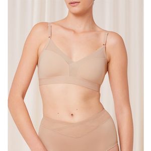 Bustier Shape Smart TRIUMPH. Polyamide materiaal. Maten 2(M). Beige kleur