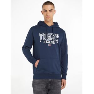 Hoodie regular TOMMY JEANS. Katoen materiaal. Maten S. Blauw kleur