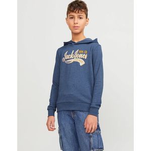 Hoodie in molton JACK & JONES JUNIOR. Molton materiaal. Maten 16 jaar - 174 cm. Blauw kleur