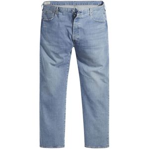 Rechte jeans 501® Big and Tall LEVIS BIG & TALL. Katoen materiaal. Maten Maat 46 (US) - Lengte 32. Blauw kleur